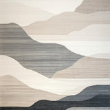 Elegant Neutral Tones Geometric Motif(Beige)