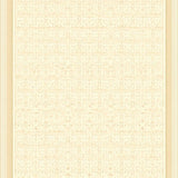 Refined Beige Area with Ivory Lattice and Ornamental Floral Highlights(Beige)