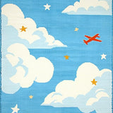 Lively Cartoon Sky Scene Composition(Blue)