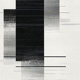 Artful Round Modern Aesthetic(Black)