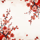 Colorful Japanese Nature Inspired Theme(Red)