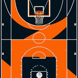 Stylish Round Athletic Theme(Orange)
