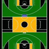 Contemporary Courtline Visual Appeal(Black)