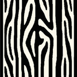 Elegant Textured Zebra Motif(Black)