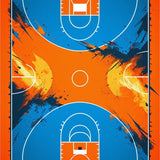 Energetic Blue and White(Orange)