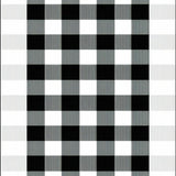 Rustic Black and White Check(Black)