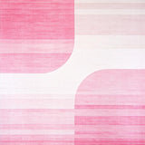 Minimalist Light Pink Brushstroke Motif(Pink)
