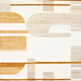 Modern Abstract Area with Geometric Lines and Warm Tones(Beige)