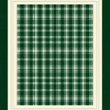 Sophisticated Cream and Gray Plaid(Green)