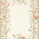 Boho Floral with Vintage Botanical and Pastel Accents(Beige)