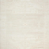 Boho Inspired Crescent Handcrafted Half Moon Area with Texture(Beige)