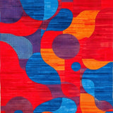 Artful Quirky Textured Arrangement(Red)