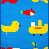Dynamic ABC Patterned Visuals(Blue)