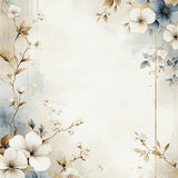Ethereal Petal Symphony Area with Artisan Boho Floral Design(Beige)