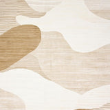 Abstract Beige Area Pair Comfort Standing Mat Non Slip(Beige)