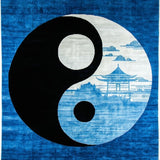 Cultural Harmony Circular Motif(Blue)