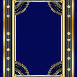 Chic Symmetrical Navy Composition(Blue)