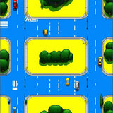 Colorful Vehicle Pathway Layout(Blue)