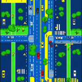 Brightly Illustrated Metropolitan Adventure(Blue)