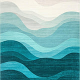 Minimalist Aqua Gradation Aesthetic(Beige)