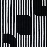 Handcrafted Boho Striped Floor Mat Woven Entryway Decor(Black)