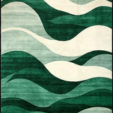 Modern Abstract Irregular Borders(Green)