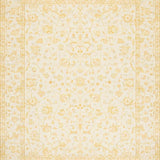 Refined Beige Area with Subtle Abstract Floral Motifs and Texture(Beige)