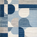 Minimalist Textured Linear Abstraction(Blue)