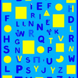 Bright Multihued Educational Symbol Scheme(Yellow)