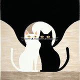 Charming Minimalist Cat Design(Black)