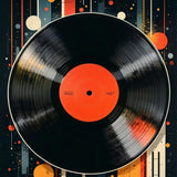 Eclectic Round Musical Motif(Black)