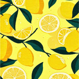 Radiant Lemon Patterned Elegance(Yellow)