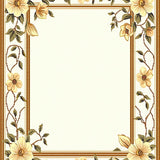 Handcrafted Scallop Trimmed Jute with Floral Inspired Weave and Earthy Shade(Beige)