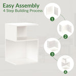 ODIKA Tokyo S Minimalist 3 Tier End Table - ODIKA