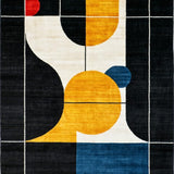 Dynamic Monochrome Geometric Motif(Black)
