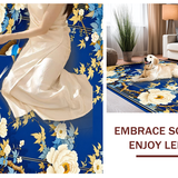 Elegant Bird and Flower Ensemble(Blue)