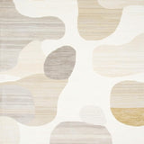 Abstract Ivory Beige High Traffic Area Design(Beige)