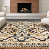 Elegant Symmetrical Grid Design(Beige)