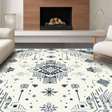 Modern Subtle Patterned Hide Accent(White)