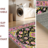 Cozy Pastel Floral Elegance(Black)