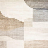 Modern Beige Loop Featuring Abstract Geometric Shapes and Clean Lines(Beige)