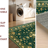 Artful Vintage Swirl Design in Tan(Green)