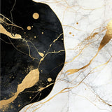 Modern Luxe Marble Artistry(Black)
