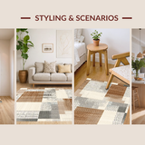 Vintage Farmhouse Patterned Delight(Beige)