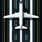 Child Friendly Air Travel Design Element(Black)