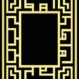 Sophisticated Modern Greek Key Motif(Gold)