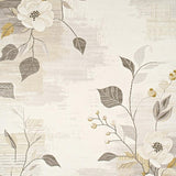 Modern Beige Area Runner Featuring Abstract Floral Motifs and Non Slip(Beige)
