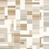 Modern Abstract Area Geometric Beige Design(Beige)