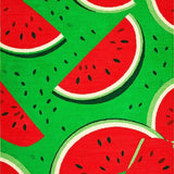 Playful Tropical Fruit Motif(Red)