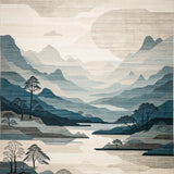 Contemporary Earthy Abstract Composition(Gray)
